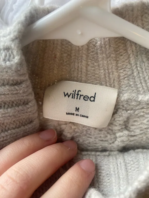 Aritzia Wilfred Sweater Knit Free Wool - Image 2