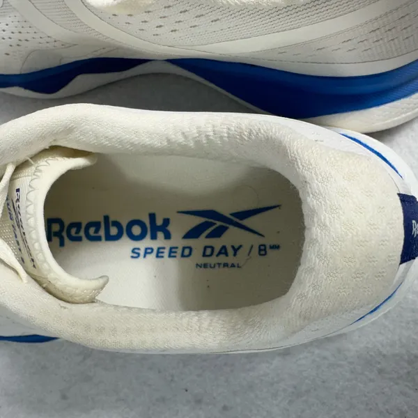 Reebok Men's Shoes Size 9 Floatride Run Fast 2 White Blue Snickers Running - Image 7