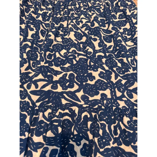 Lucky Brand Blue White Floral Maxi Dress Sleeveless Boho‎ XS - Image 3