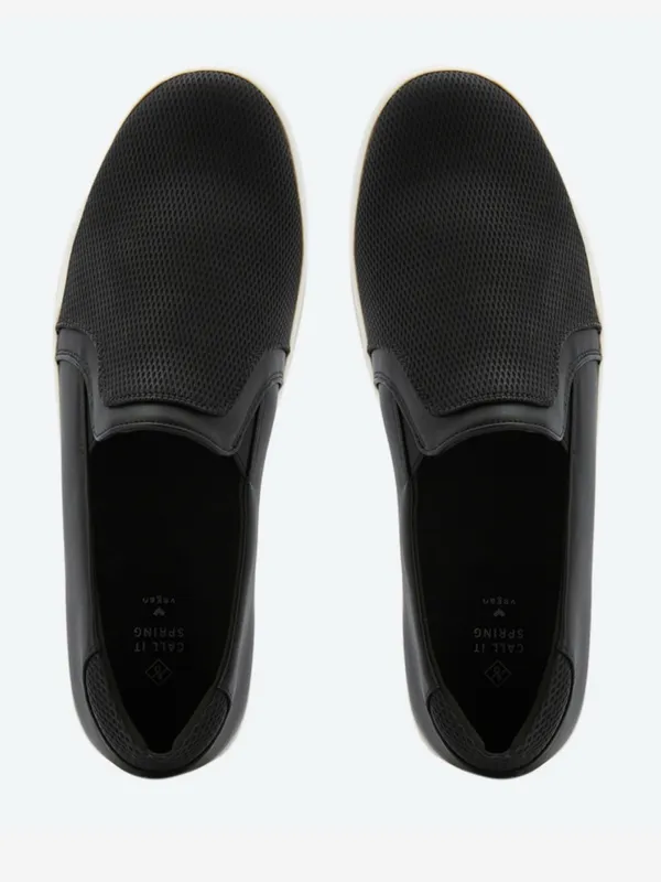 Call It Spring Women’s Vegan Northelle Round Toe Slip-Ons - Black Size 6.5 - Image 8