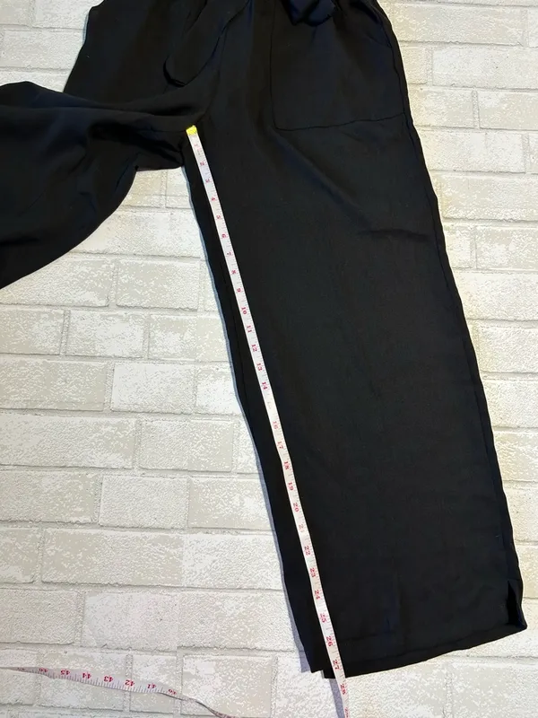 High-Waist Paperbag Wide-Leg Pants and Top 2 piece set - Image 3