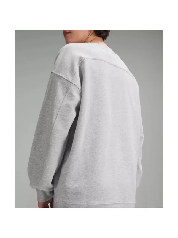 Lululemon Perfectly Oversized Crew Sweatshirt Women's Black - Image 6