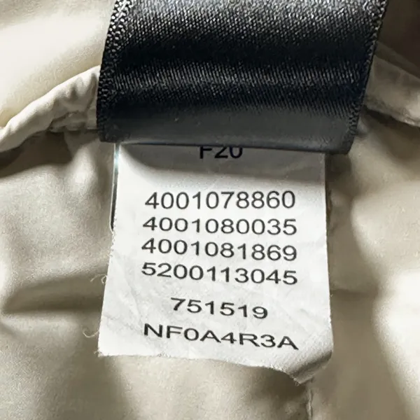 The North Face 550 Down Puffer Jacket XS Cream Off White Aconcagua - Image 12