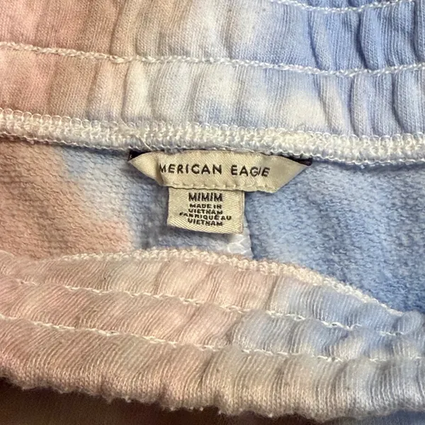 American Eagle Pastel Tie-Dye Joggers Sweatpants Women’s Medium - Image 5