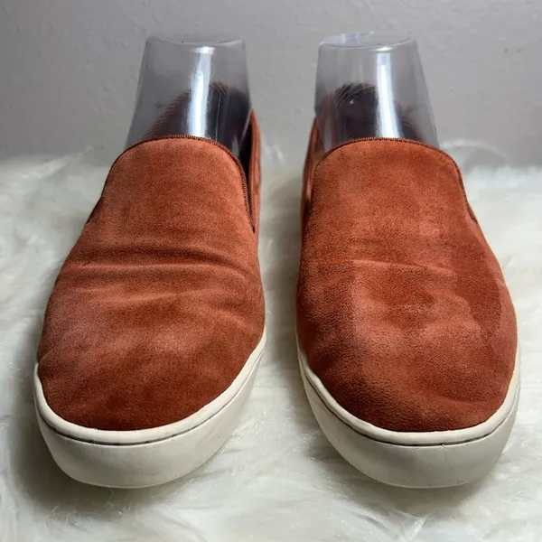Birdies The Swift Slip-On Sneaker Suede Leather Flats Nutmeg Orange Size - Image 5