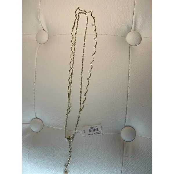 Kendra Scott Lori Multi‎ Strand Gold Tone Layered Necklace NWT Adjustable - Image 5