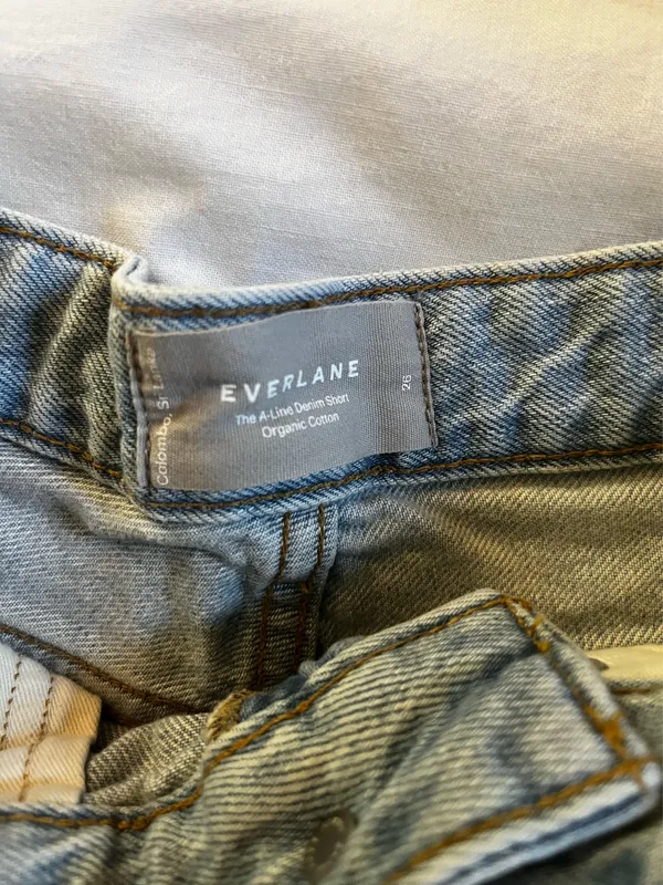 Everlane A-Line Denim Shorts - Image 4