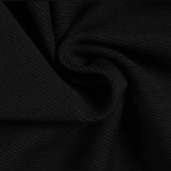 NEW Scoop Neck Ribbed Fitted Shirt Basic Short Sleeve T Shirt Top S - Image 3