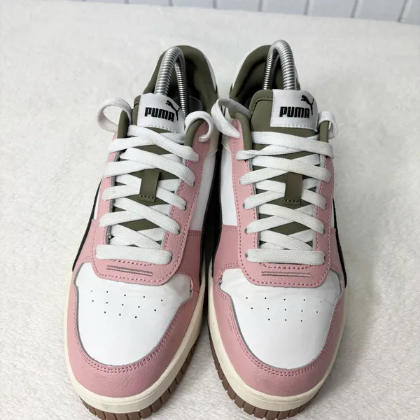 Puma Puma Carina Street Platform Sneaker Pink‎ and White Casual Sneakers size 8 - Image 3