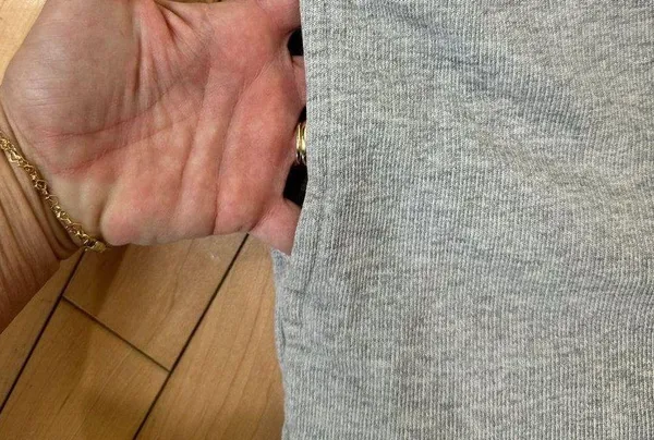 Brandy Melville JOHN GALT Grey Sweat Shorts One Size Loungewear COmfy - Image 7