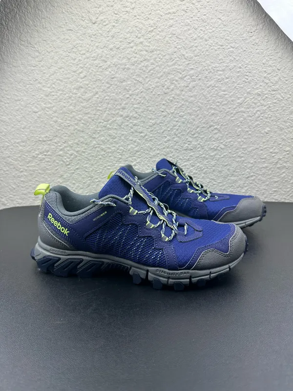 Reebok DMX Ride Trail Shoes Size 7 Women's Blue/Yellow Trail Sneakers - Image 4