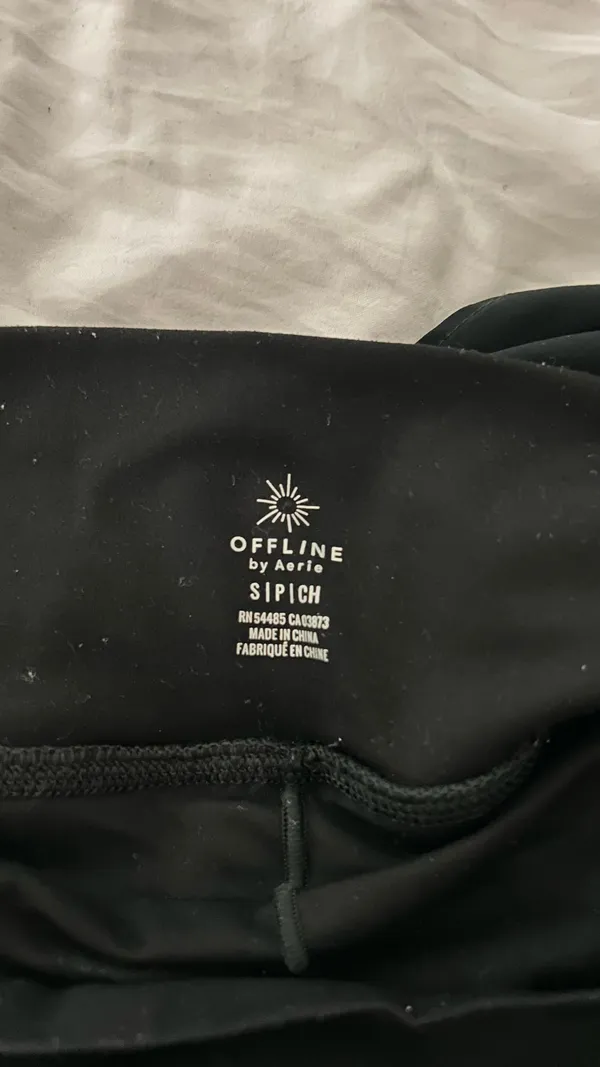 Aerie Offline Black ruffle skirt - Image 2