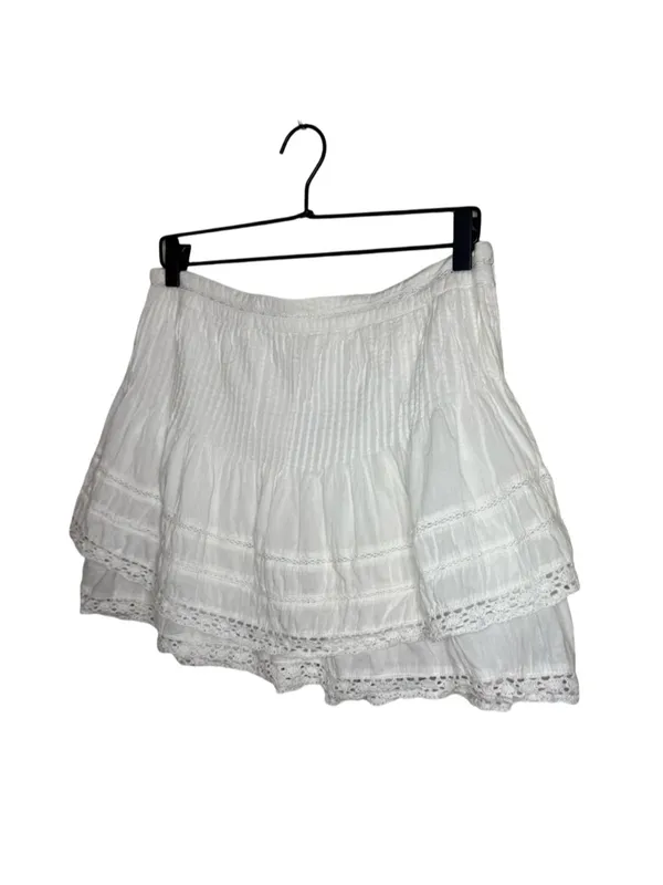 Free People Summer's Night Skirt in Ivory Size 8 - Image 3