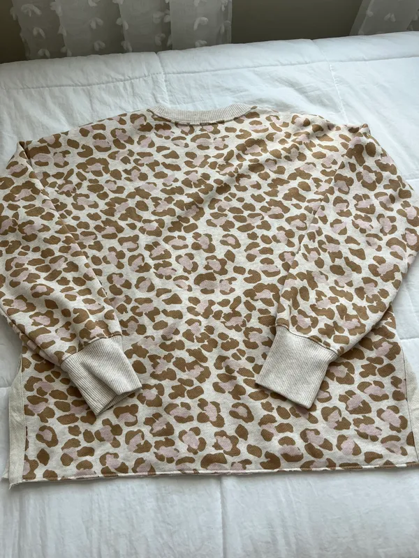 Aerie Cheetah Print Crewneck - Image 3