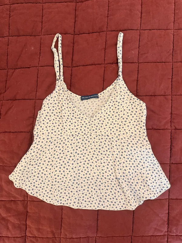 Brandy Melville Floral Tank Top - Image 3
