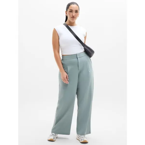 New Athleta 6 Pinnacle High Rise Trouser Nickel Size 6 Regular - Image 4