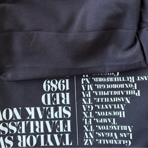Taylor‎ Swift Black Eras Tour Tote Bag Sold Out - Image 6