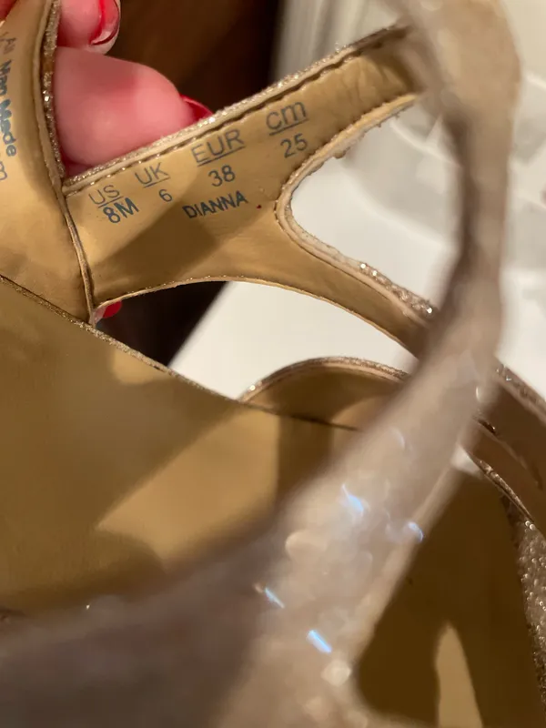Naturalizer heels gold glitter Dianna - Image 4
