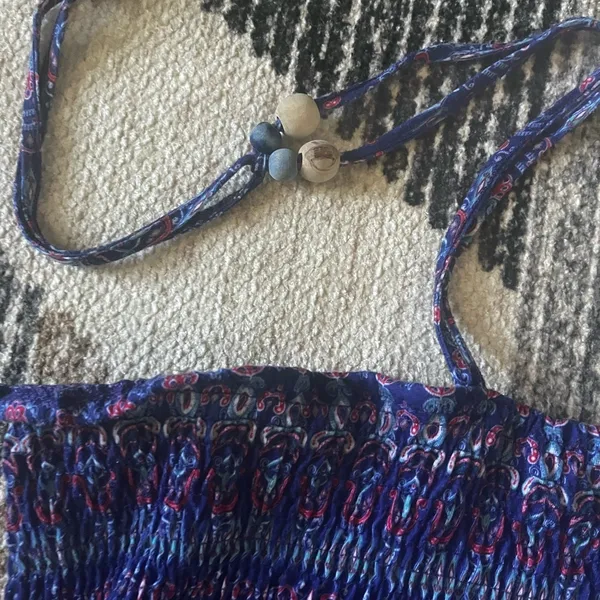 Blue Strapless Top Size XL - Image 4