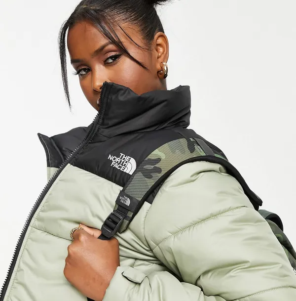 Saikuru cropped jacket in green Exclusive at ASOS - Image 2