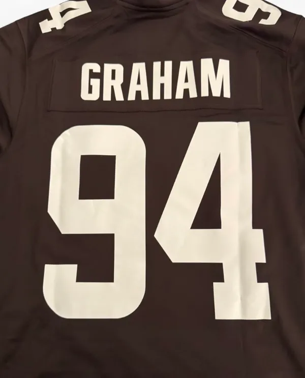 NWT Men's Nike Mason Graham Cleveland Browns Game Jersey $150 MSRP - Image 11