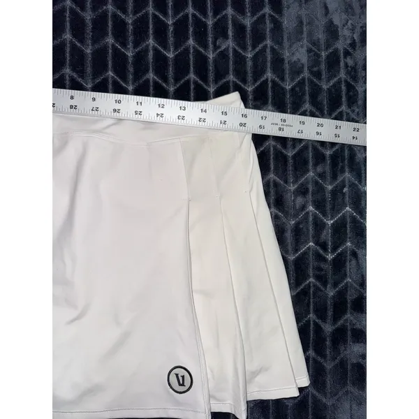 Vuori Women All The Form White Skort skirt Short Size Large - Image 7
