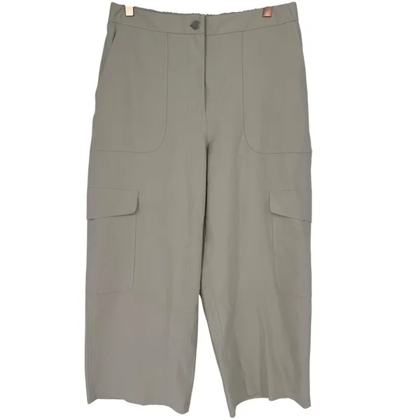 Lululemon Light Utilitech Cargo Pocket High-Rise‎ Crop Pants Natural Ivory Sz 30 - Image 4