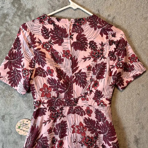 Timeless London On the‎ Topic of Tropic Midi Dress Floral Size 4 New - Image 3