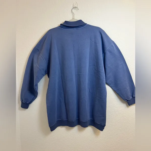 Moda International Frost Blue Knit Top‎ Size ML - Image 3