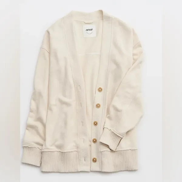 Arie Fleece Cardigan Sweater - Image 11