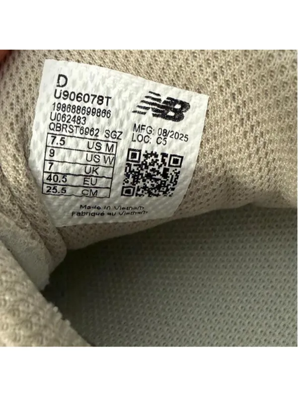 New Balance 9060 cream & white sneakers - US 9 - Image 8