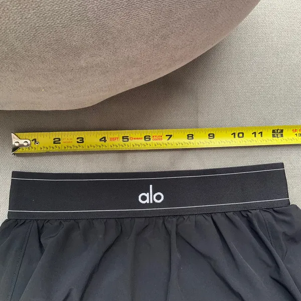 Alo Yoga Match Point Tennis Skirt Black S - Image 3