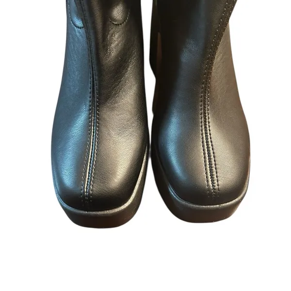 Aqua Black Block  Sock Boots(Size 8) - Image 7