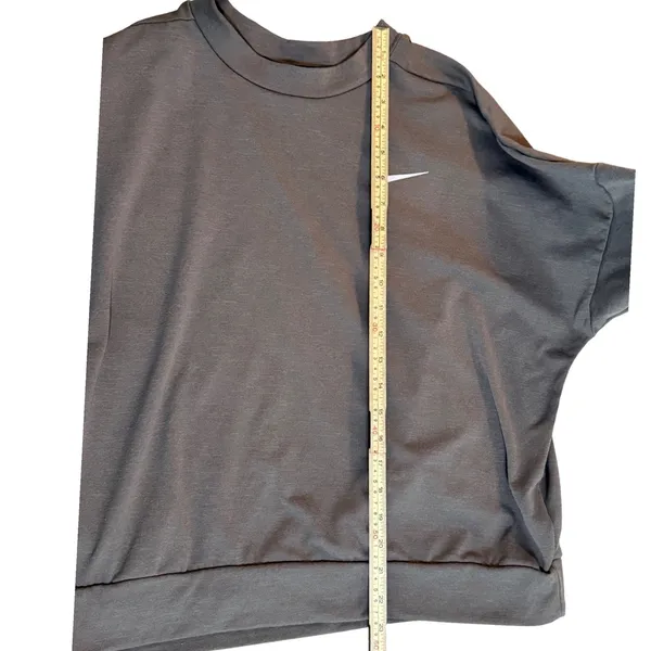Nike Running Dri-FIT Grey Long Sleeve Top Thumbholes Large Gorpcore Active Life‎ - Image 8