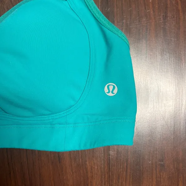 LULULEMON Teal Sport Bra - Image 2