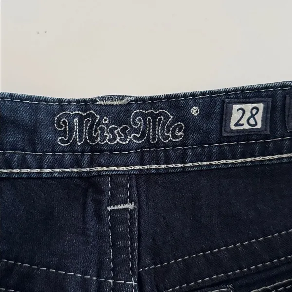 Miss Me Dark Indigo Skinny Jeans EUC - Image 4