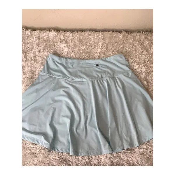 Light Aqua Tennis Skirt Skort Golf Athleisure Sz Large - Image 6