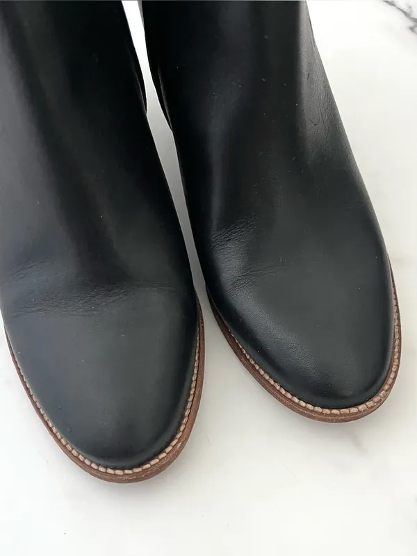 Madewell The Billie Boot in Black Leather - Size 8.5 - Image 10