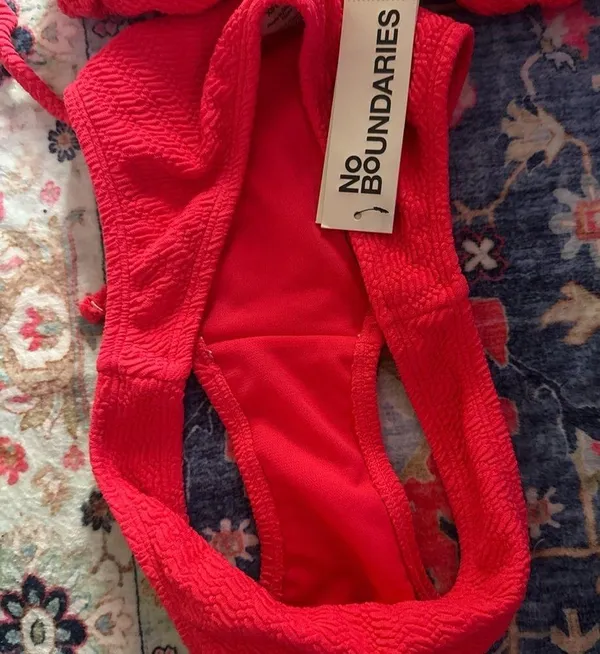 No Boundaries Red Bikini Set - Image 2