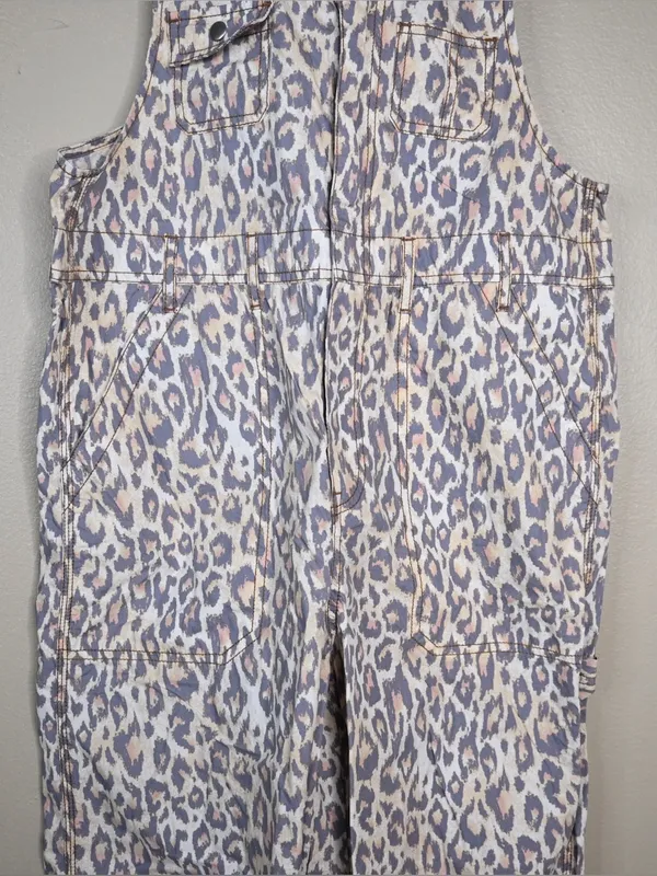 Urban Outfitters Women's M Leopard Print Camille Overall - Image 7