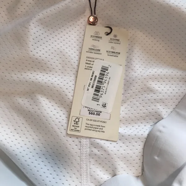 Calia by Carrie Women's 16" Birdie Golf Skort in Pure White Size XXL - Image 6