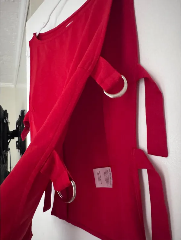 Peppermayo red buckle top - Image 3