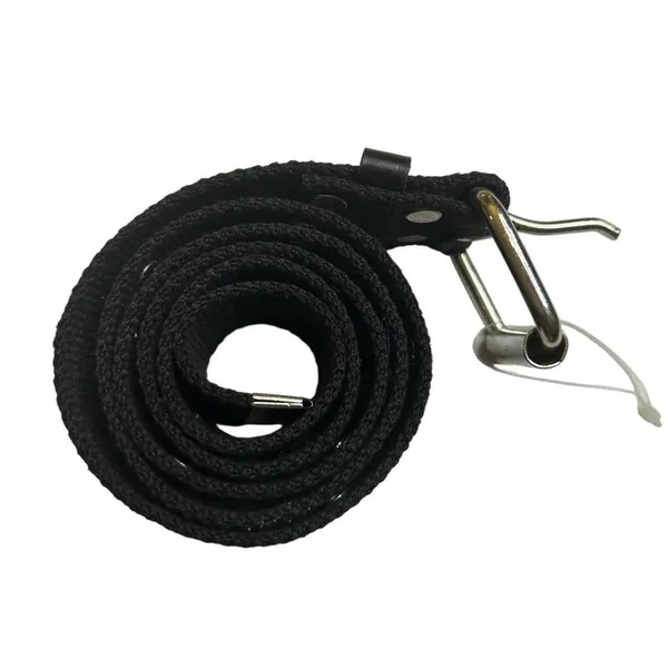 Black Belt Y2K Punk Scene Emo Star Studded Canvas Deadstock Double Grommet 39" - Image 3