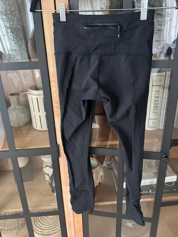 Lululemon runday leggings cropped vintage y2k zipper high rise cinch ankle 7/8 - Image 3
