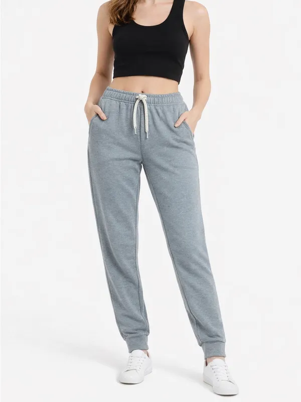 Vuori Women’s Small Heather Blue Jogger Sweatpants Drawstring Lounge Athleisure - Image 7