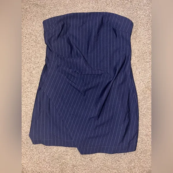 Wild Fable Striped Strapless Bodycon Suit Dress Size Large - Image 3