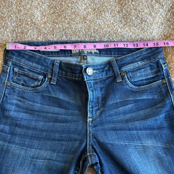 Kut from the Kloth Farrah Baby Bootcut Jeans Dark Wash Blue Size 6‎ Womens Denim - Image 6