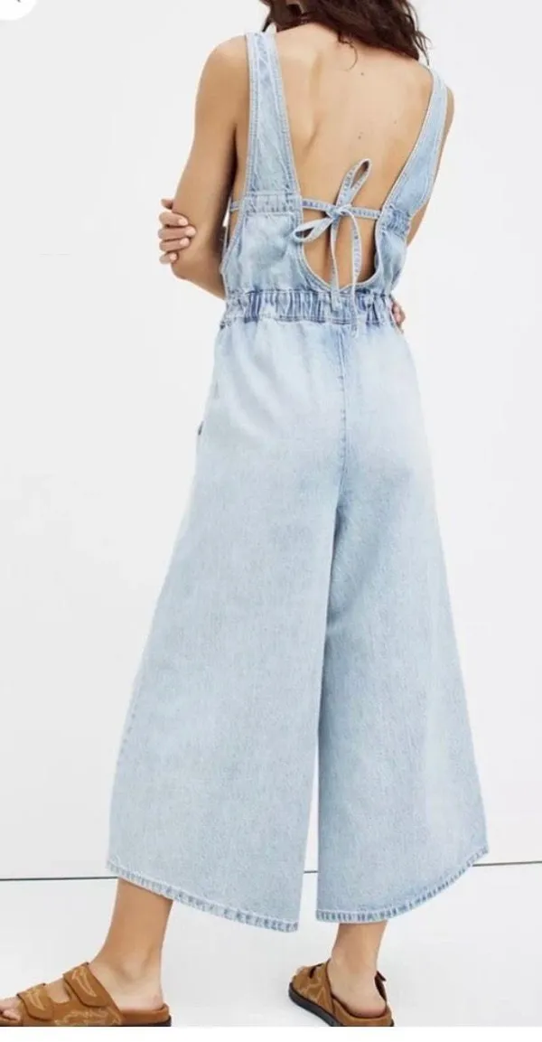 Free People Alora denim Jumpsuit - Image 2