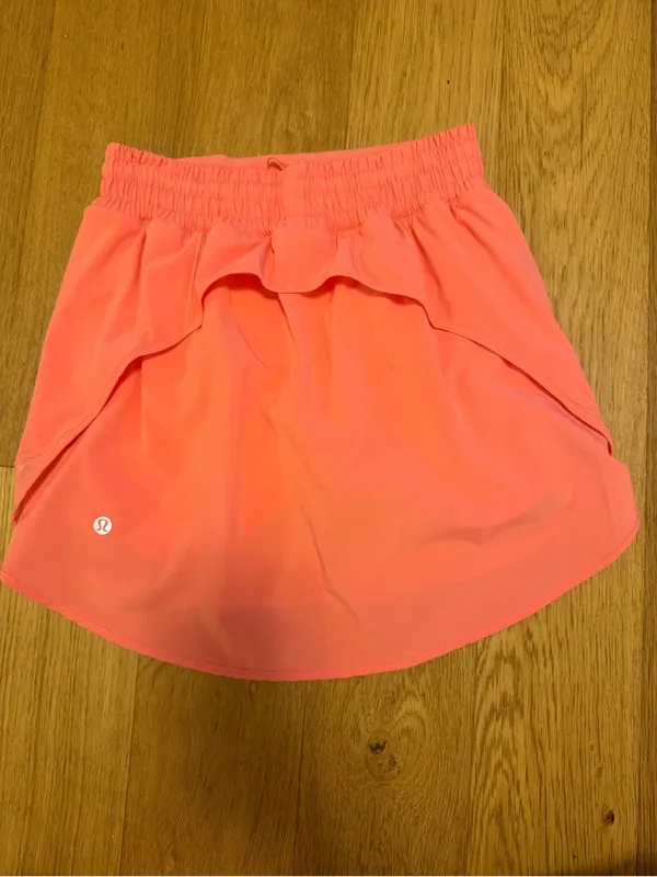 Lululemon Hotty Hot Coral Pink Athletic Skort - Image 2