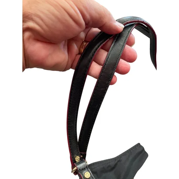 MZ Wallace womans Black Nylon Leather Trim Handbag crossbody SKU 8907 - Image 6